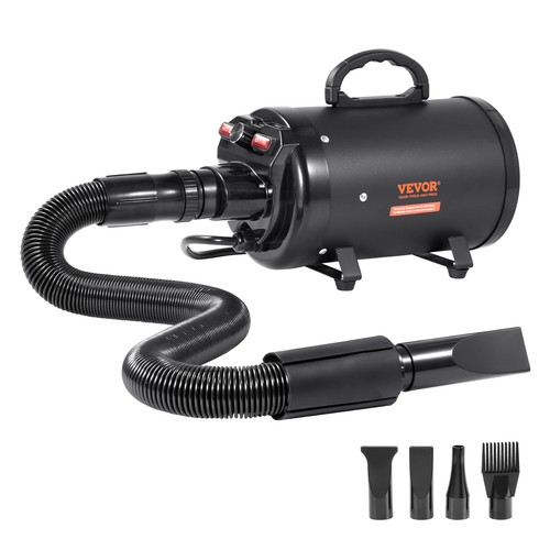 VEVOR Asciugatore per Cani Soffiatore per Toelettatura Animali 2000W 4 Testine - Foto 9 di 12