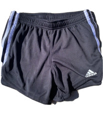 Adidas Girls Black Athletic Shorts Medium kids 10-12