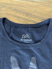 Size 10 Justice Sparkle Navy Blue Tshirt T-Shirt Top Tee Girl — photo 3
