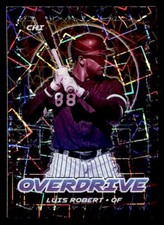 2021 Panini Chronicles Overdrive Purple Velocity Luis Robert Chicago White Sox
