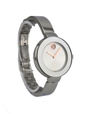 Movado Bold 3600194 Silver Dial Stainless Steel Women's Watch