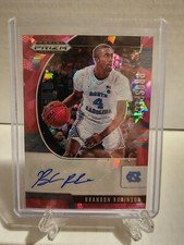 2020-21 Panini Prizm D.P. #PA-BR Brandon Robinson (RC) PINK•CRACKED•ICE Auto