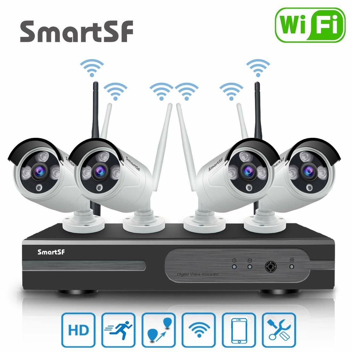 Rover Systems Wireless Nvr Cctv System Rover Systems 4K 32 Channel