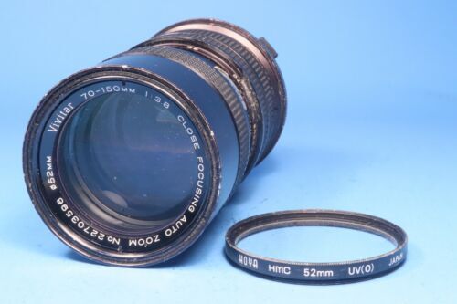 Objectif Zoom Macro Vivitar 70-150 Mm F/3.8, Mise Au Point Macro, Occasion