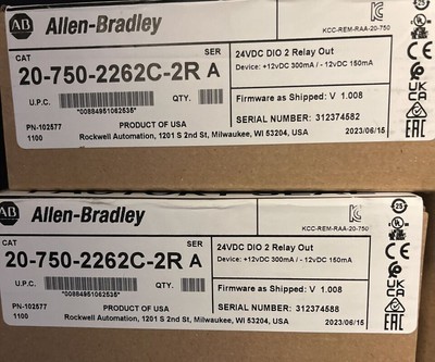 20-750-2262C-2R /A 750 24V Option Module Sealed in Box AB PLC Module
