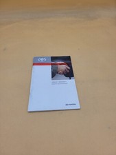 2013 TOYOTA OWNERS WARRANTY RIGHTS NOTIFCATION SUPPLEMENT GUIDE MANUAL BOOK 