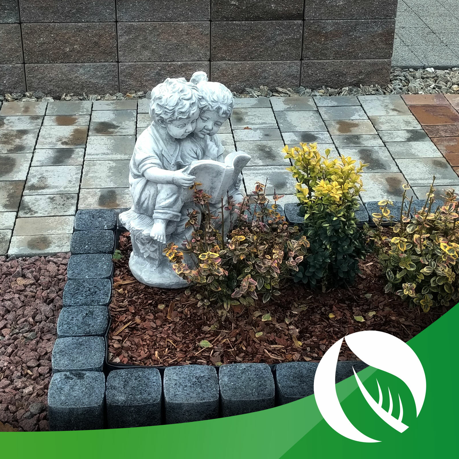 Steinfiguren-Set 'Junge Und Mädchen' – 43 Cm Hoch, 15 Kg Schwer, Frostsicher Für Den Garten