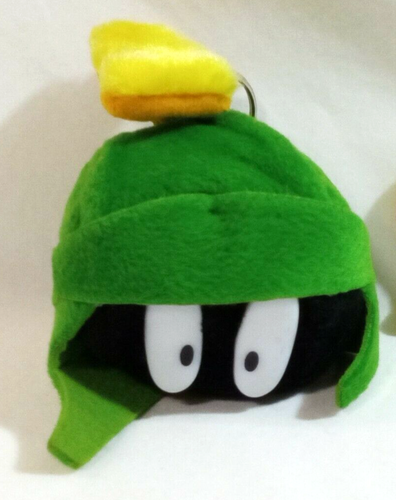 Marvin The Martian Talking (nonworking) Plush Latch Keychain & Golf Key Ring VTG - Picture 3 of 9