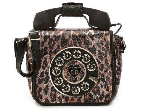 Baby Telephone Bag Phone Bronze Cheetah 