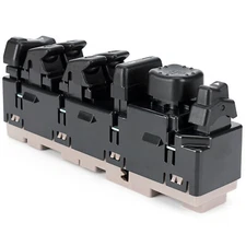 Power Window Switch Front Driver Left Side Black Fit GM Chevy Silverado 15883320