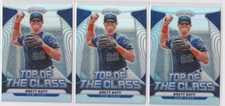 (3) Brett Baty 2020 PANINI PRIZM TOP OF THE CLASS SILVER PRIZM LOT #TOC-12 METS