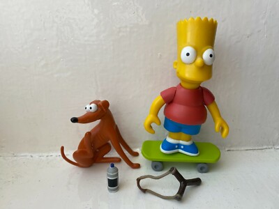 Bart Simpson Con Ayudante De Santa. Los Simpson Playmate. en venta en