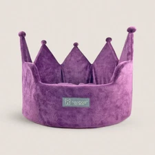 💜👑 super cute NANDOG Crown Royal Purple dog cat pet bed NEW