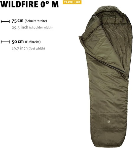 Wechsel Mumienschlafsack Wildfire 0°C Outdoor Winter Schlafsack M Sehr Gut - Bild 4 von 7