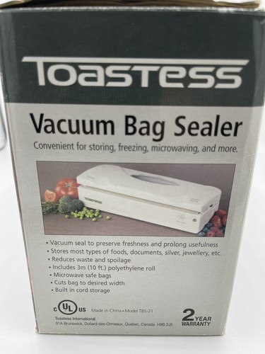 toastess vacuum sealer