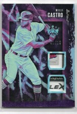 Willi Castro 2020 Panini Diamond Kings FOTL Purple Dual Tag Logo Patch 1/10