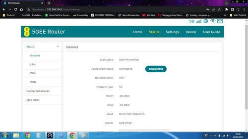 Zyxel NR5103 Modem FWA 5G LTE SA/NSA firmware 5GEE, Wi-Fi 6, 4x4 MiMo, SBLOCCATO - Zdjęcie 18 z 20