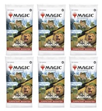 6 Packs Magic the Gathering Jumpstart Booster Pack Lot MTG Avatar the Last Airbe