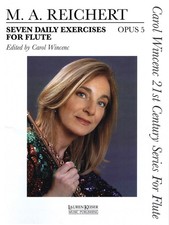M. A. Reichert Seven Daily Exercises Op 5 for Classical Flute LKM Music Book