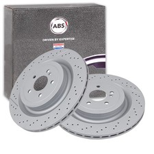 2x A.B.S. BREMSSCHEIBEN 360mm HINTEN passend f&uuml;r MERCEDES-BENZ AMG C-KLASSE
