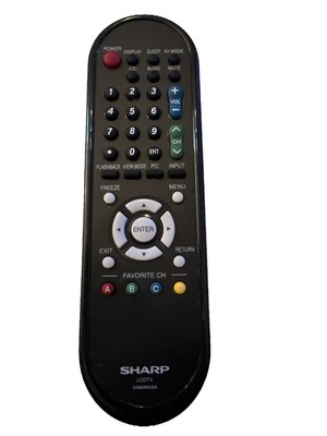 GENUINE SHARP LCD TV REMOTE CONTROL GA603WJSA LC-32D47U LC-32SB24U LC-37SB24U