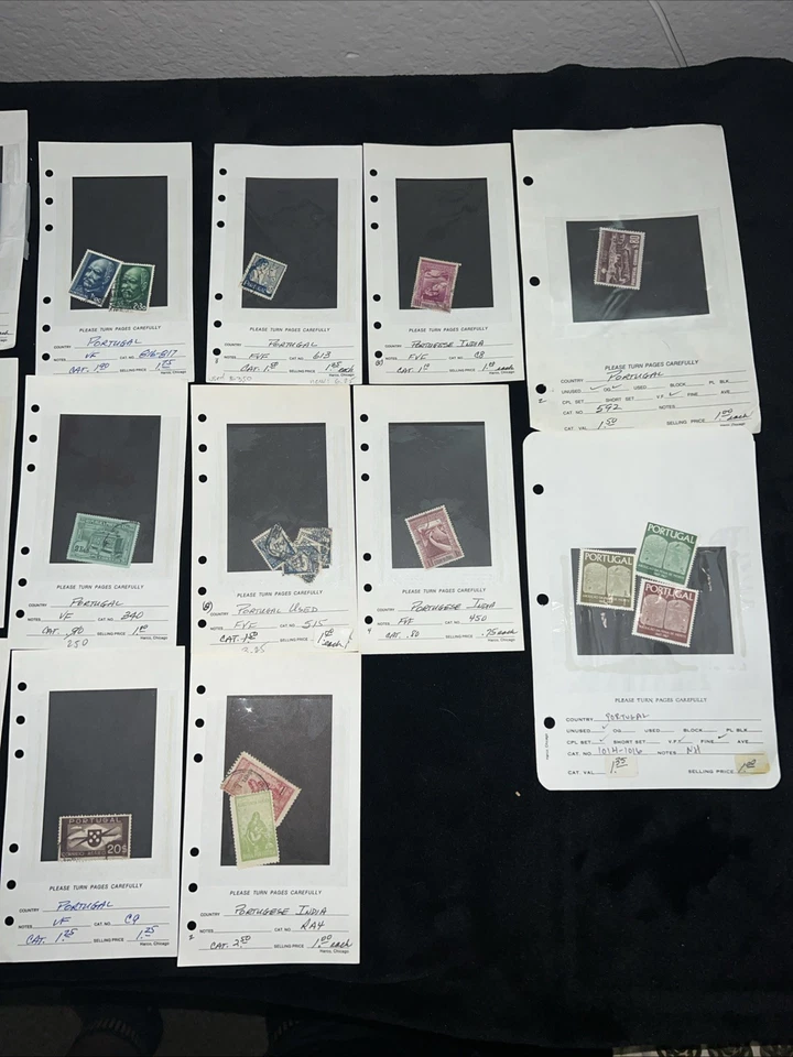 Vintage Portugal Stamp Collection Lots - Image 4 of 4
