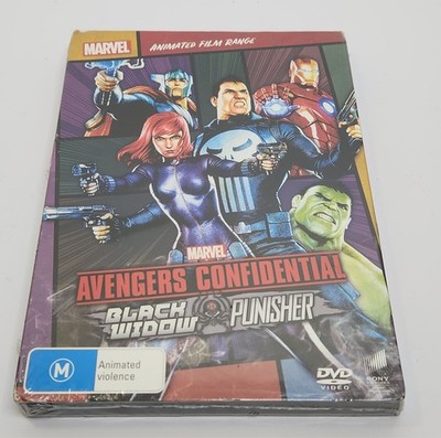 Marvel Avengers Confidential-Black Widow & Punisher DVD Brand New & Sealed