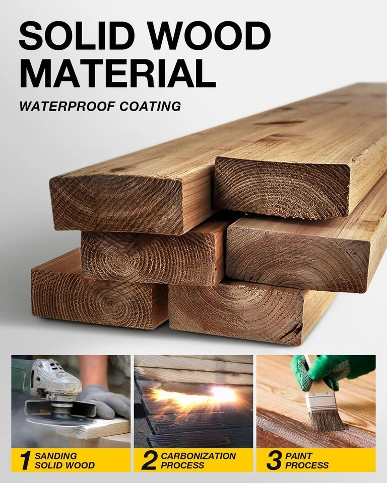 Ghosthorn tiene capacidad para 12 cañas caña de pescar bastidores de pared o 2 juegos, marrón  Foto 2 de 4