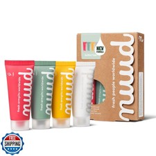 nuud Family Pack  4 x 20ml  value deal  natural, vegan cream deodorant, ef