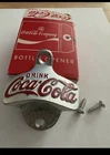 VINTAGE 1991 GERMANY STARR DRINK COCA COLA METAL WALL BOTTLE OPENER IN BOX