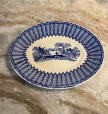 Vintage SoHo Pottery Solian Ware Oval Plate Cobridge England
