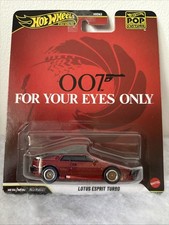 Hot Wheels 007 For Your Eyes Only Lotus Esprit Turbo  Pop Culture Premium James 