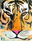 Wild Tiger Eyes Art Print 8x10 Signed Giclee Tiger Wall Art Wildlife Decor Gift — photo 2