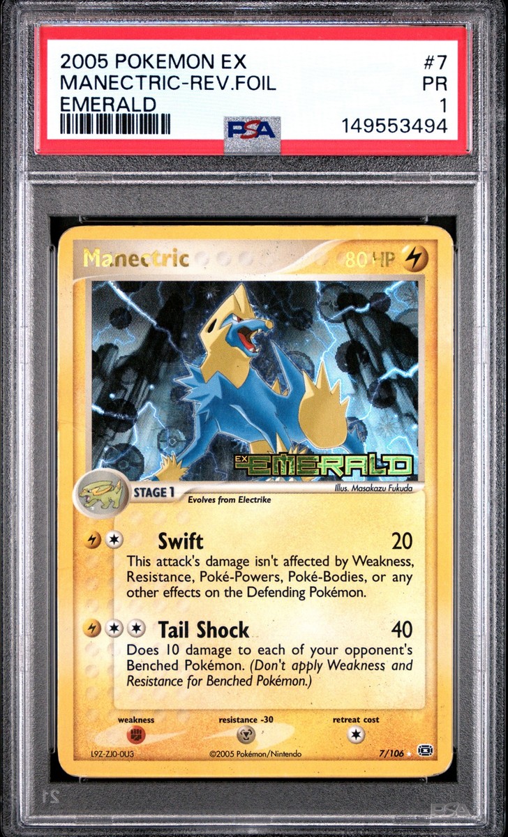 Manectric 7/106 Emerald Reverse Holo for sale online | eBay
