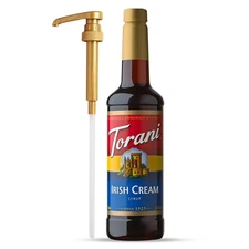 Torani Coffee Syrup, Irish Cream, Pump Included, 25.4 Fl Oz