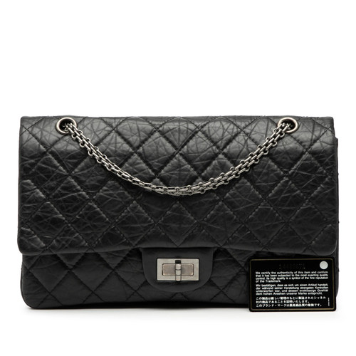 Chanel Matelassé vieilli Cuir de veau Reissue 2.55 Double rabat 227 - Afbeelding 8 van 8