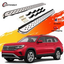 Running Board Side Steps For 2018-2024 Vw Volkswagen Atlas Nerf Bar Side Boards