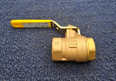Milwaukee BA-100 A 34: 3/4'' Bronze Full Port Ball Valve - 600 WOG