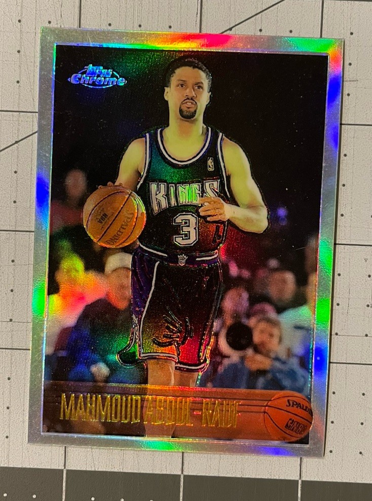 1996-97 Topps Chrome #193 Mahmoud Abdul-Rauf Refractor
