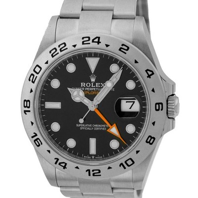2023 NEW Rolex Explorer II 42mm - Black Dial - Stainless Steel -Reference 226570