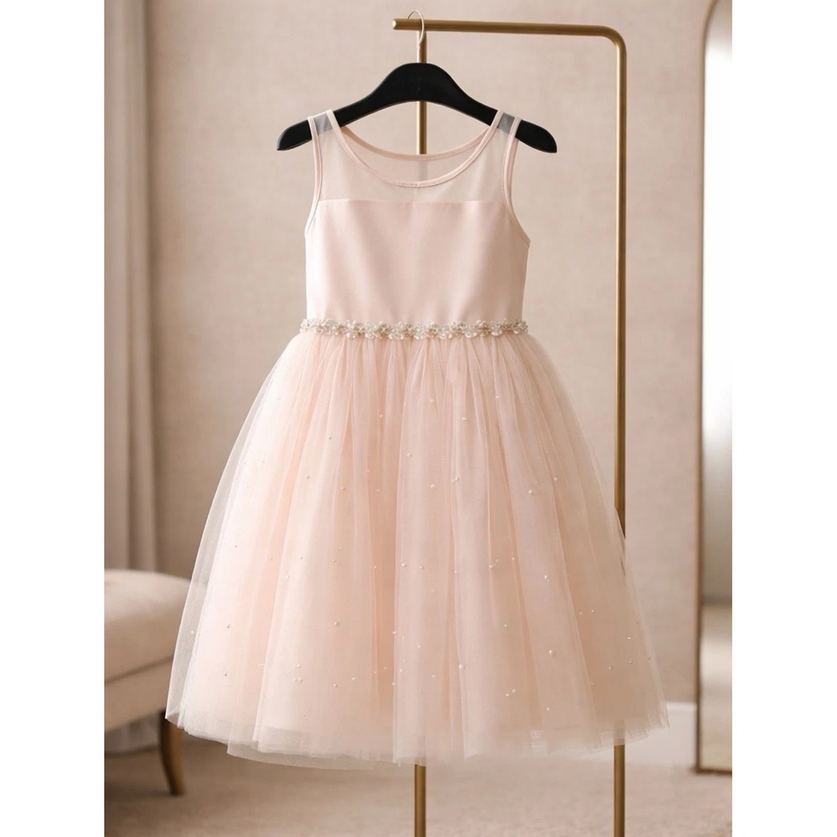 embroidery dresses for ladies Vine Embroidered Midi Dress