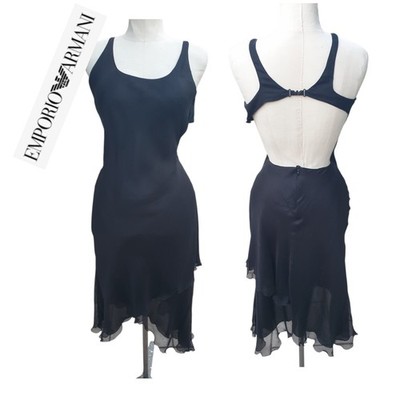 Armani Bare Back Dress XL