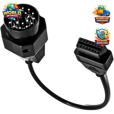 OBD2 Diagnose-Adapterkabel 16-polig kompatibel mit BMW 20-polig Auto Zubehör