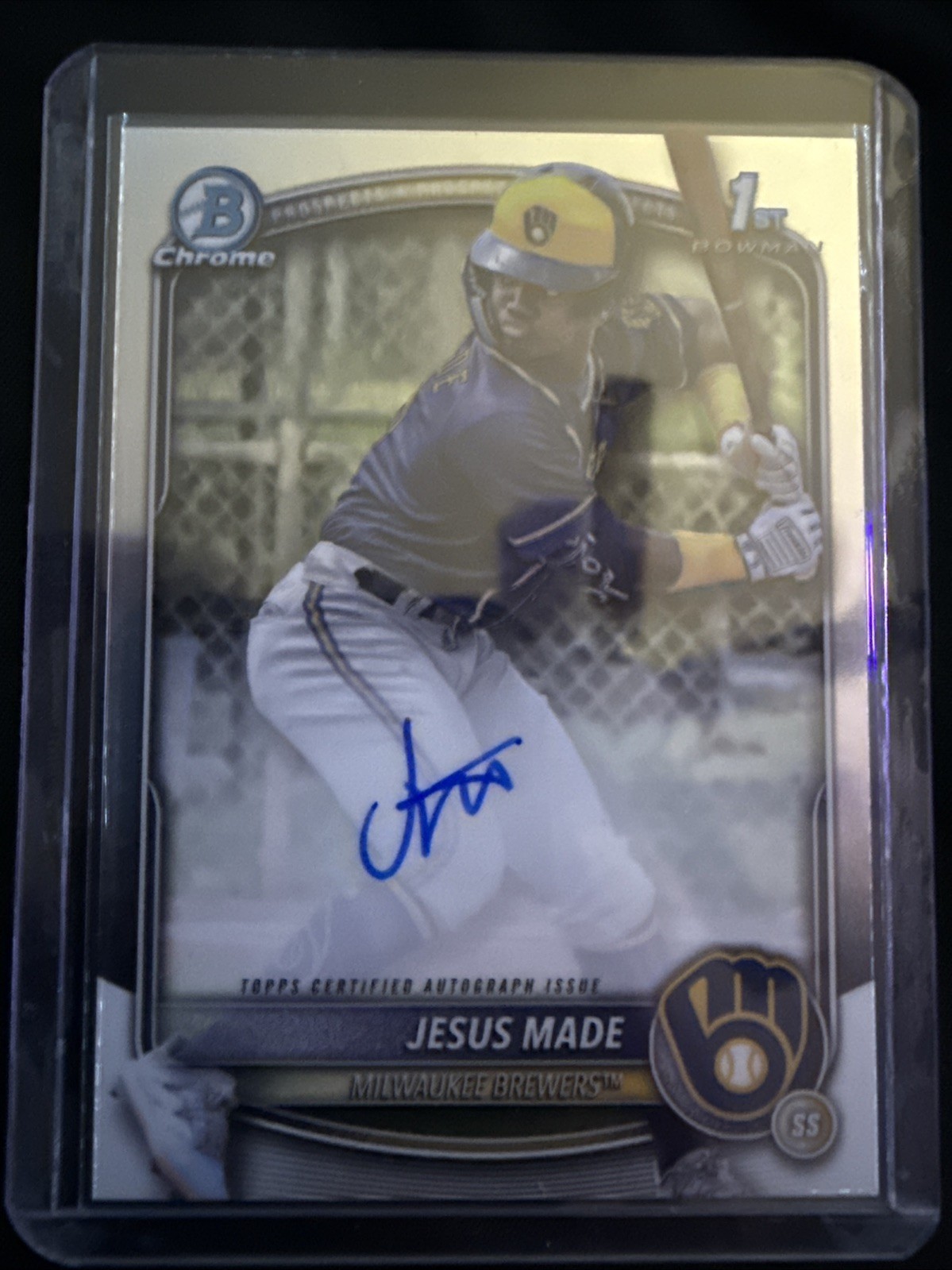 2025 Bowman - Chrome Prospect Autographs Jesus Made #CPA-JM (AU, RC)