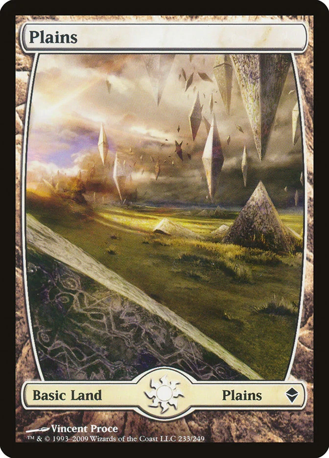 Land Magic: The Gathering Zendikar Full Art Individual Trading