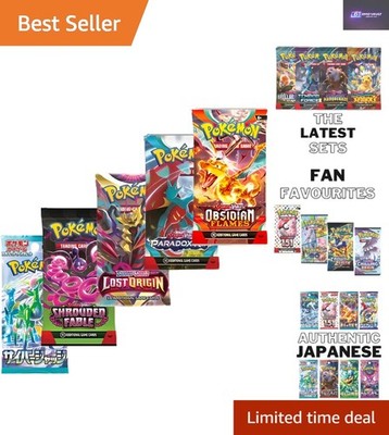 Pokémon Booster Pack Sammlung - 5 Packs inklusive Japanese Excellence