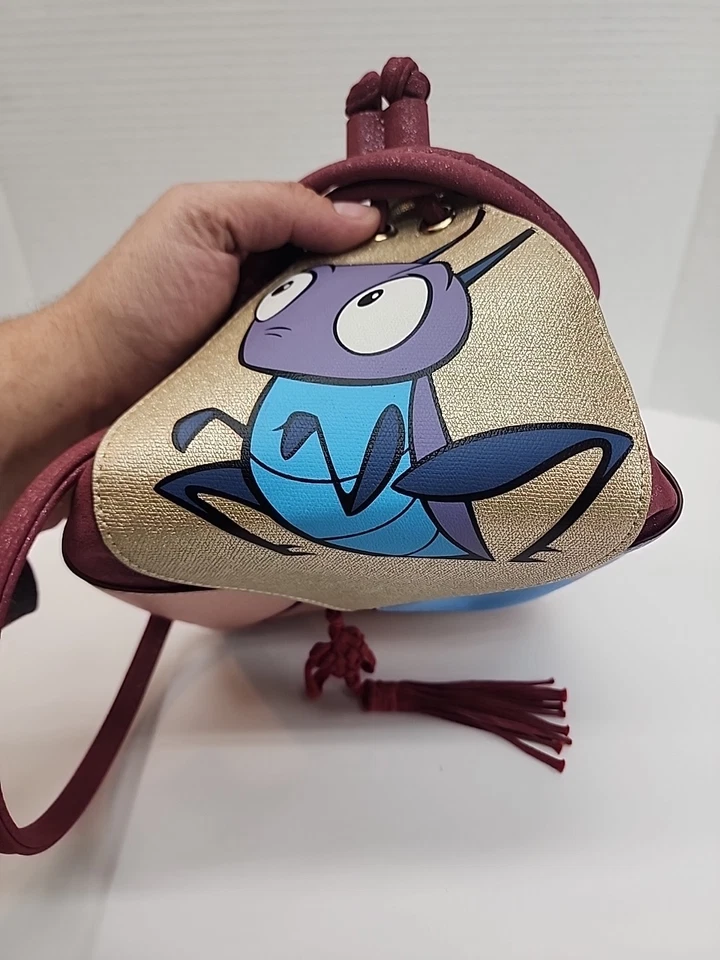 Danielle Nicole Disney Mulan 4 Sided Cinch Crossbody Purse - Image 4 of 4