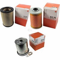 Mahle / Knecht Kraftstofffilter KX 35 Luftfilter LX 228 ÖLfilter OX 85D