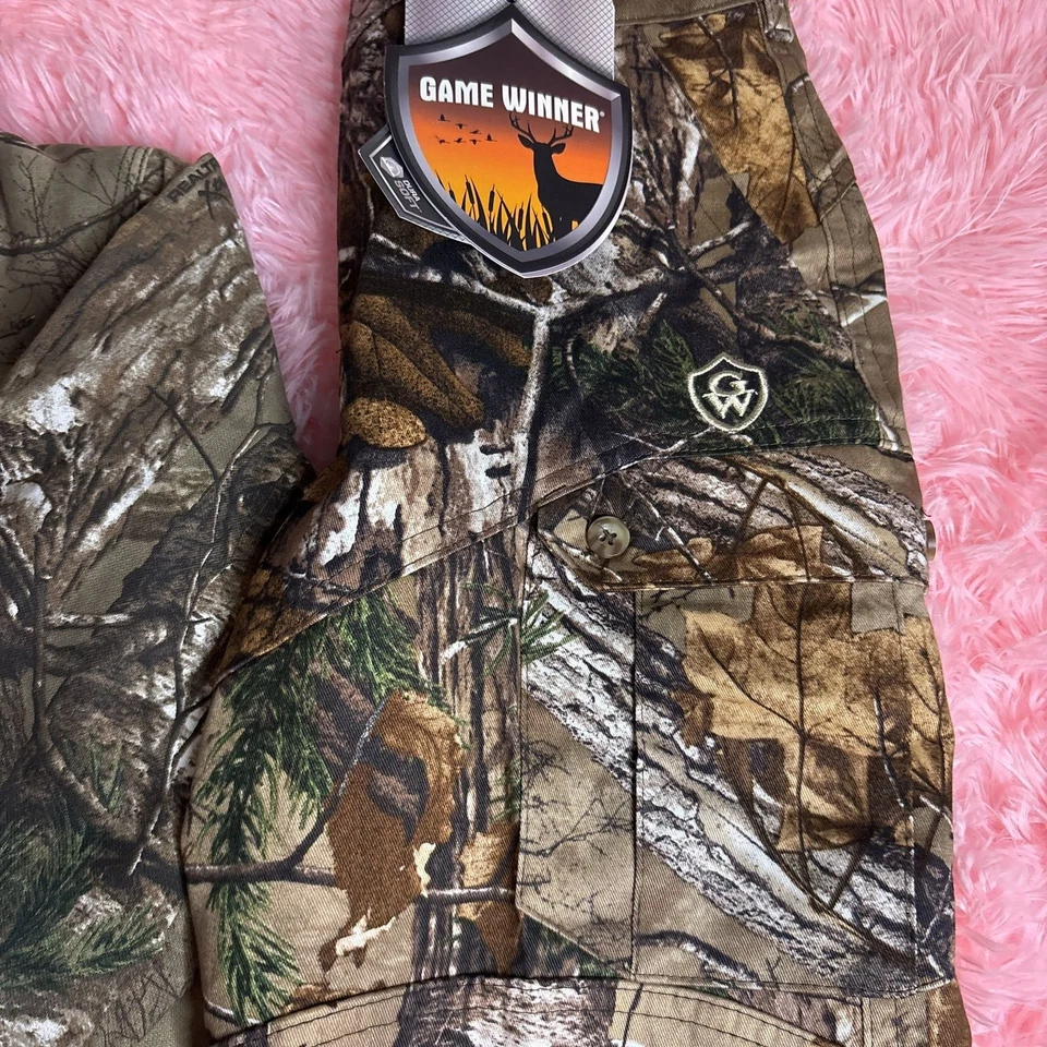 Realtree X Game ganador chaqueta y pantalón Woodland Camo nuevo con etiquetas niños 6  Foto 3 de 4
