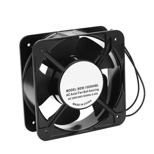 BERM AC Axialventilator 220 240VAC Kugellager Großer Luftstrom Leise Leistungss❀ - Afbeelding 18 van 24